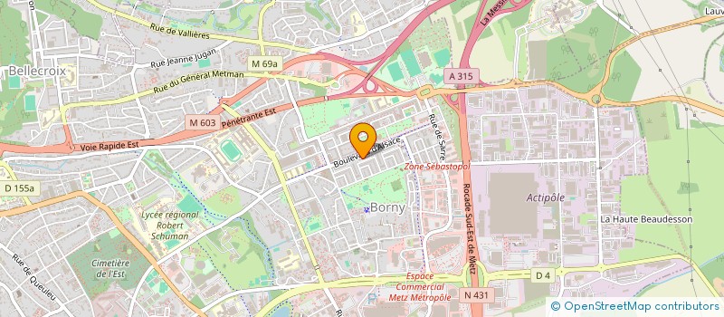 localisation de l'entreprise IMEX BAT à METZ
