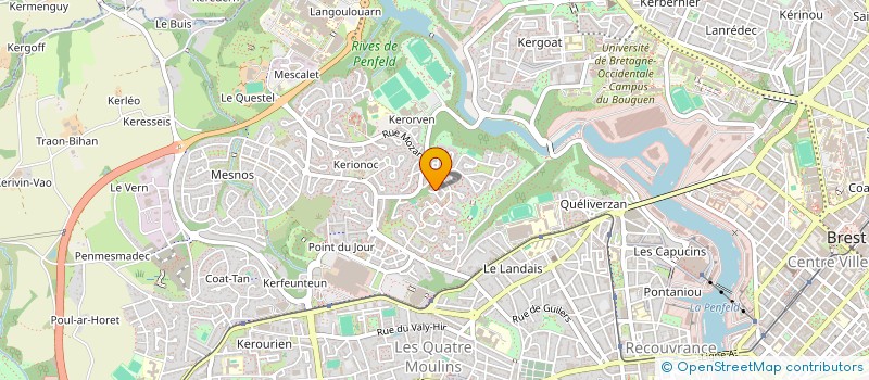 localisation de l'entreprise IMEX CGI à BREST