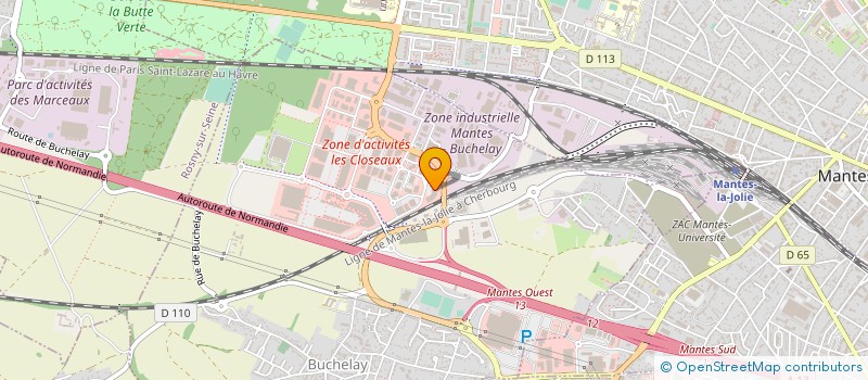 localisation de l'entreprise IMEX (INSTALLATEUR DE MENUISERIES EXTERIEURES)  BUCHELAY