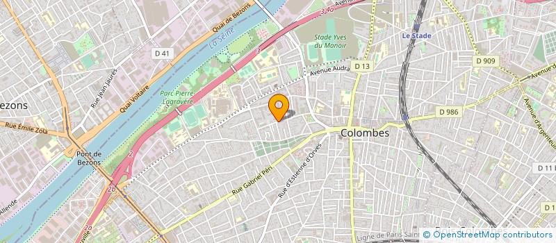 localisation de l'entreprise IMEX PRO à COLOMBES