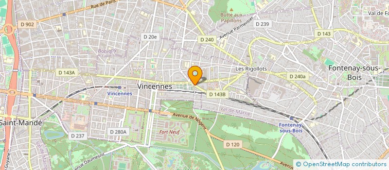 localisation de l'entreprise IMEXA TRADE CO à VINCENNES