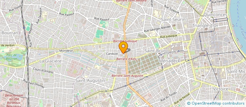 localisation de l'entreprise IMEXADE  BORDEAUX