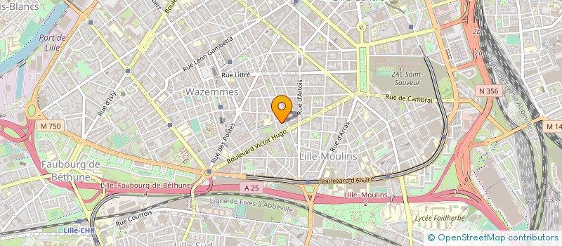 localisation de l'entreprise IMEXDI à LILLE