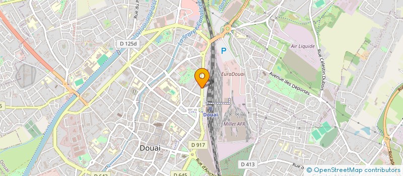 localisation de l'entreprise IMEXPORT à DOUAI