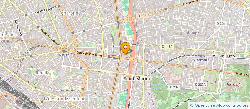 localisation de l'entreprise IMF à PARIS