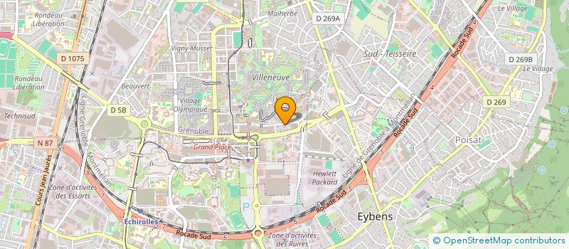 localisation de l'entreprise IMFAA INSTITUT MARE NOSTRUM DE FORMATION ET D'APPRENTISSAGE ASSOCIATIF à GRENOBLE