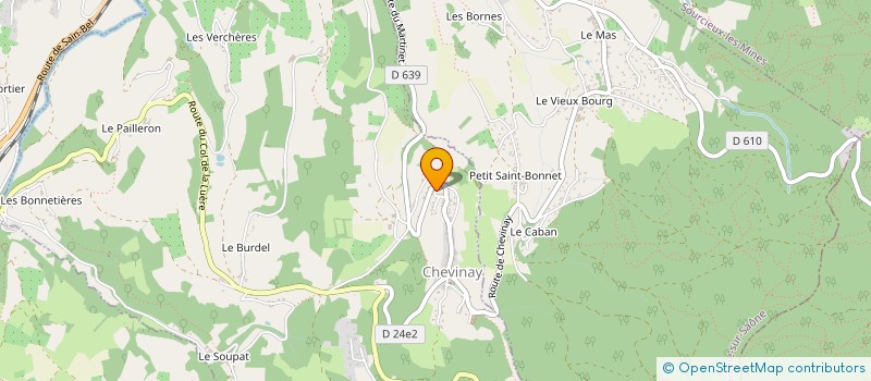 localisation de l'entreprise IMFOPTIC  CHEVINAY