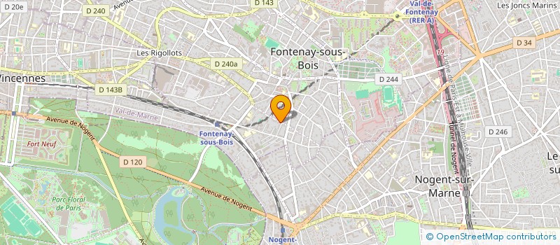 localisation de l'entreprise IMG à FONTENAY-SOUS-BOIS