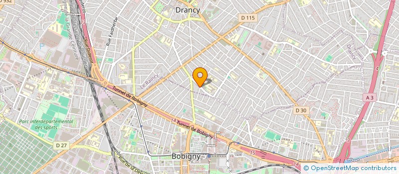 localisation de l'entreprise IMG à DRANCY