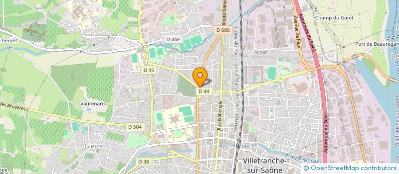 localisation de l'entreprise IMG à VILLEFRANCHE-SUR-SAONE