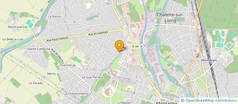 localisation de l'entreprise IMG à CHALETTE-SUR-LOING