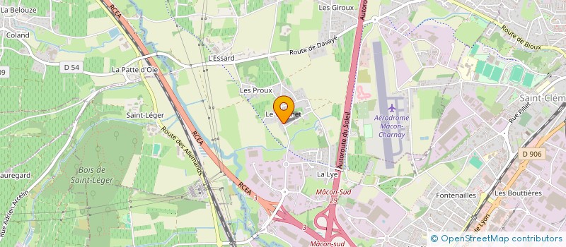 localisation de l'entreprise IMGE INVEST  CHARNAY-LES-MACON