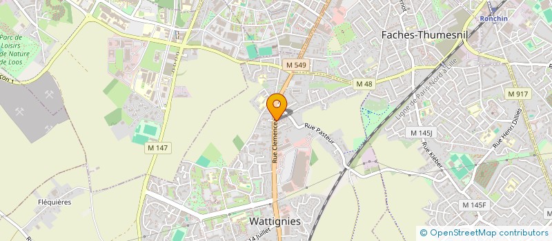 localisation de l'entreprise IMHOCHART  WATTIGNIES