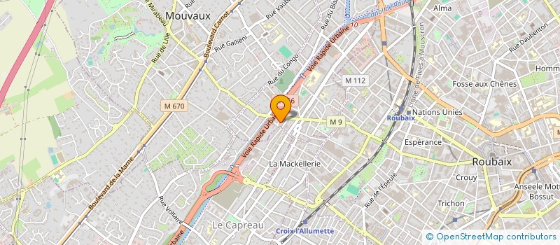 localisation de l'entreprise IMHOTEK BATIMENT  TOURCOING