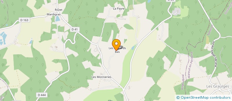 localisation de l'entreprise IMHOTEP à MAGNAC-LAVALETTE-VILLARS