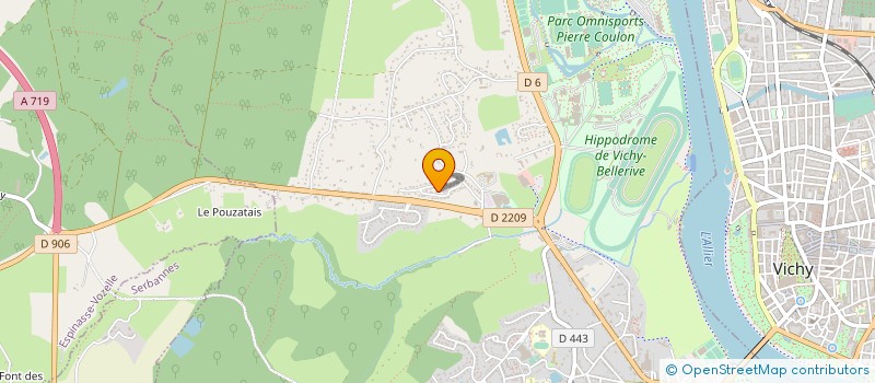 localisation de l'entreprise IMHOTEP à BELLERIVE SUR ALLIER