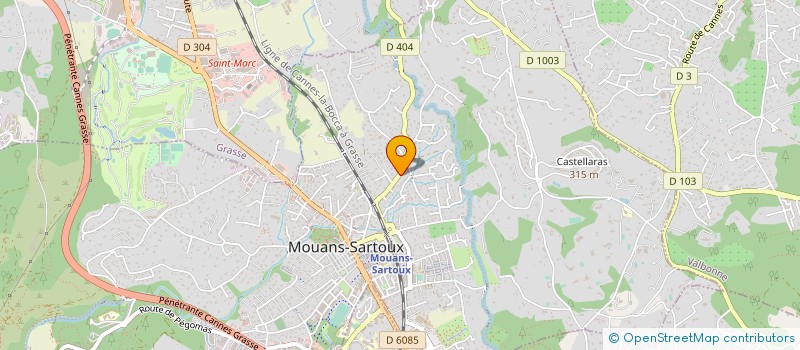 localisation de l'entreprise IMHOTEP  MOUANS-SARTOUX