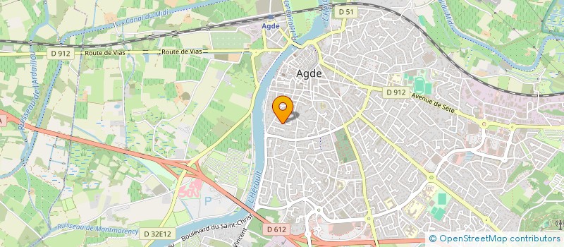 localisation de l'entreprise IMHOTEP  AGDE