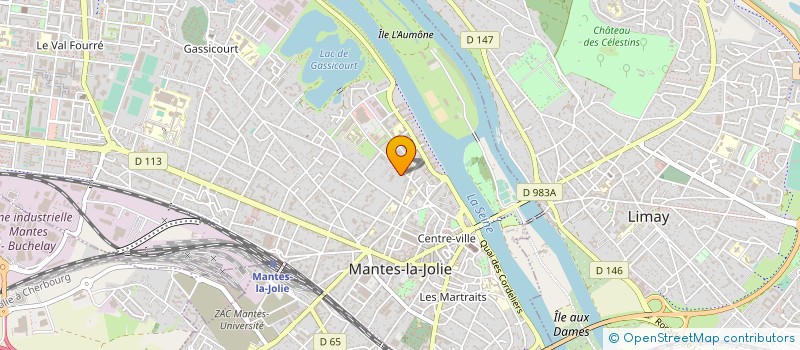 localisation de l'entreprise IMHOTEP 5-MIASET  MANTES-LA-JOLIE