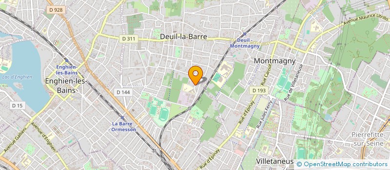 localisation de l'entreprise IMHOTEP  DEUIL-LA-BARRE