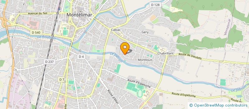 localisation de l'entreprise IMHOTEP à MONTELIMAR