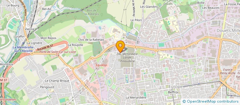 localisation de l'entreprise IMHOTEP INVEST à SAINT-CYR-SUR-LOIRE