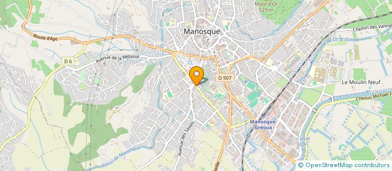 localisation de l'entreprise IMHP IEC à MANOSQUE