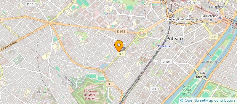 localisation de l'entreprise IMIA  NANTERRE