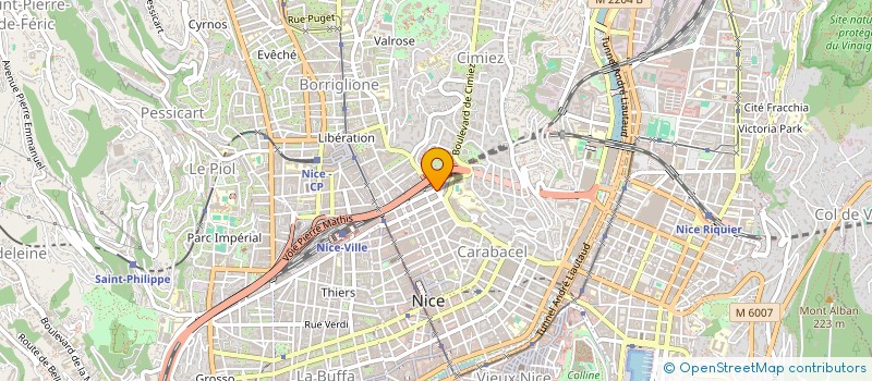 localisation de l'entreprise IMICA à NICE