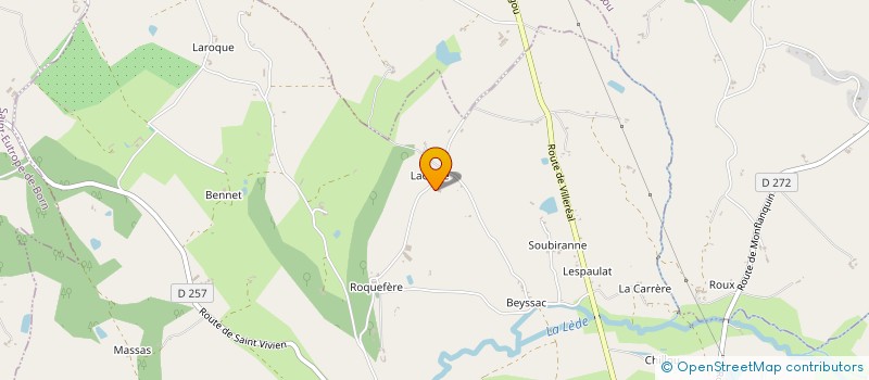 localisation de l'entreprise IMILCHIL  MONFLANQUIN