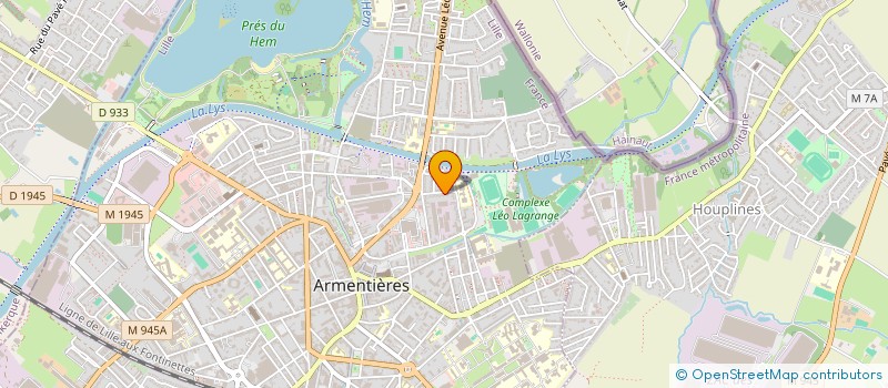 localisation de l'entreprise IMINARZ  ARMENTIERES