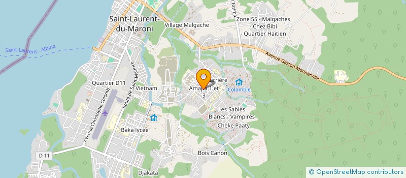 localisation de l'entreprise IMINE SERVICE à SAINT-LAURENT-DU-MARONI