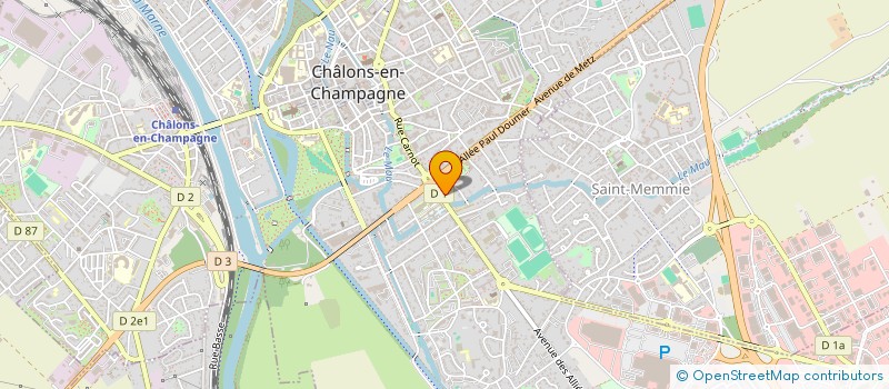 localisation de l'entreprise IMINVEST  CHALONS-EN-CHAMPAGNE