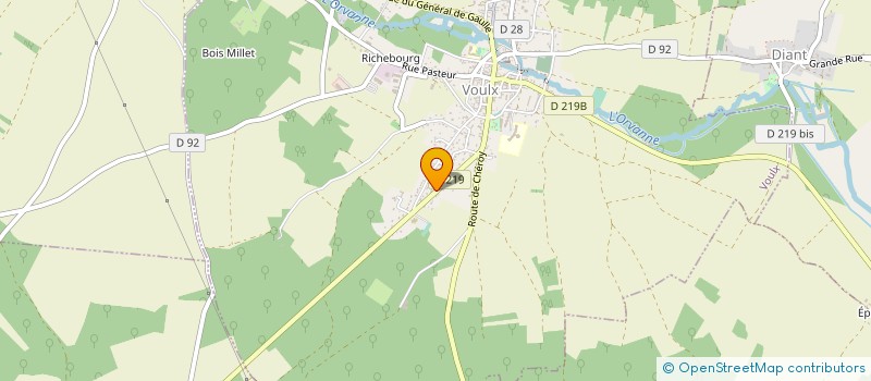 localisation de l'entreprise IMJ à VOULX