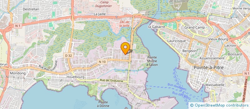 localisation de l'entreprise IMJ MOTORS 971  BAIE-MAHAULT