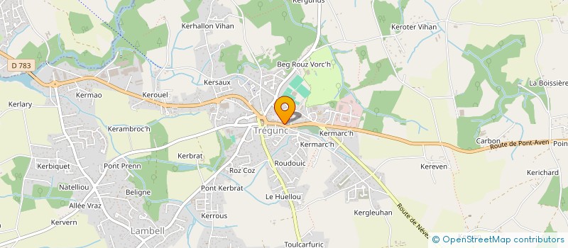 localisation de l'entreprise IMJ SERVICES  TREGUNC