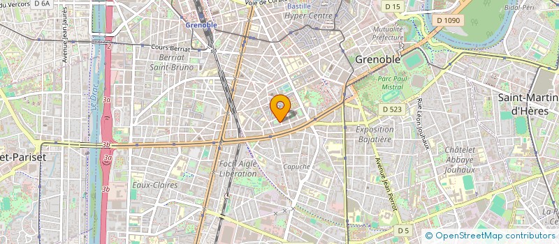 localisation de l'entreprise IMJATSE  GRENOBLE