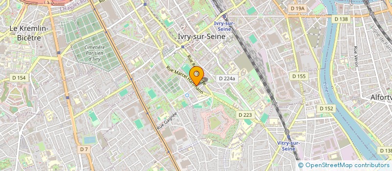 localisation de l'entreprise IMK PRESTIGE DRIVE  IVRY-SUR-SEINE