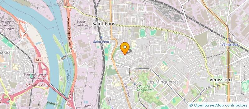 localisation de l'entreprise IMK TRANSPORT à SAINT-FONS