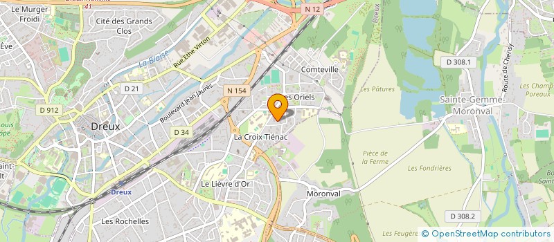 localisation de l'entreprise IMK-TRANSPORTS à DREUX