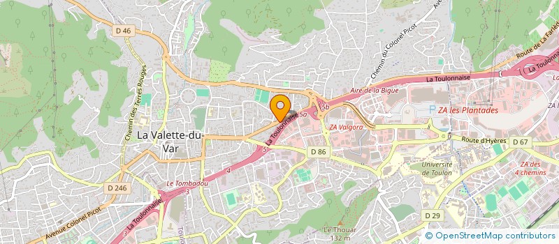 localisation de l'entreprise IMK TRANSPORTS  LA VALETTE-DU-VAR