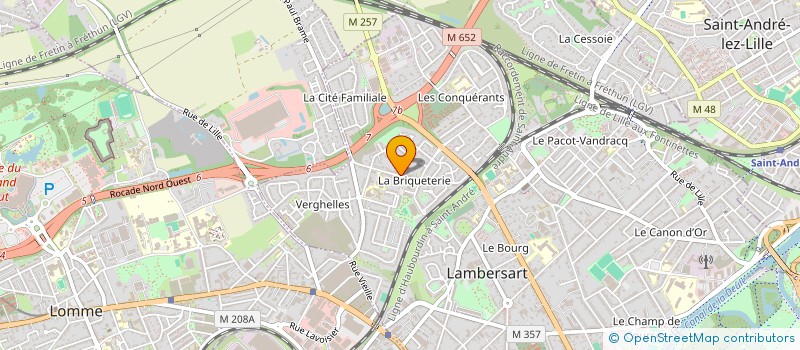 localisation de l'entreprise IMKE à LAMBERSART