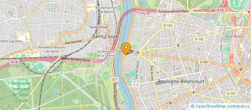 localisation de l'entreprise IMKO à BOULOGNE-BILLANCOURT