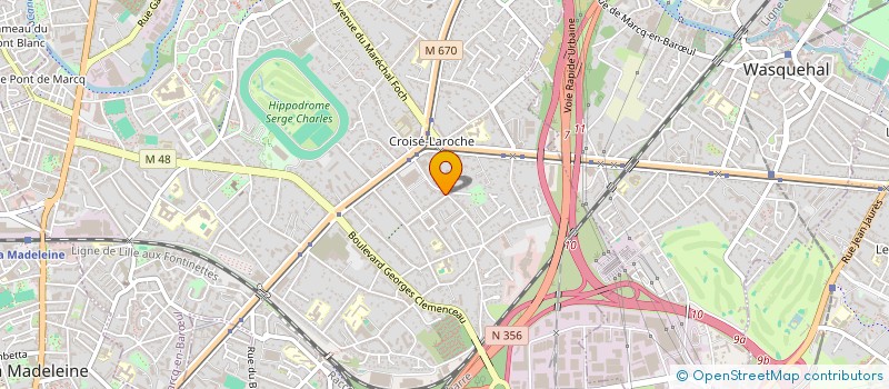 localisation de l'entreprise IMKO MARCQ à MARCQ-EN-BARŒUL
