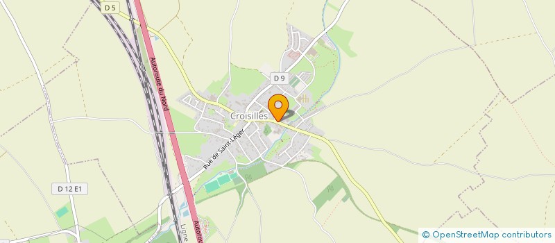 localisation de l'entreprise IMLADY à CROISILLES