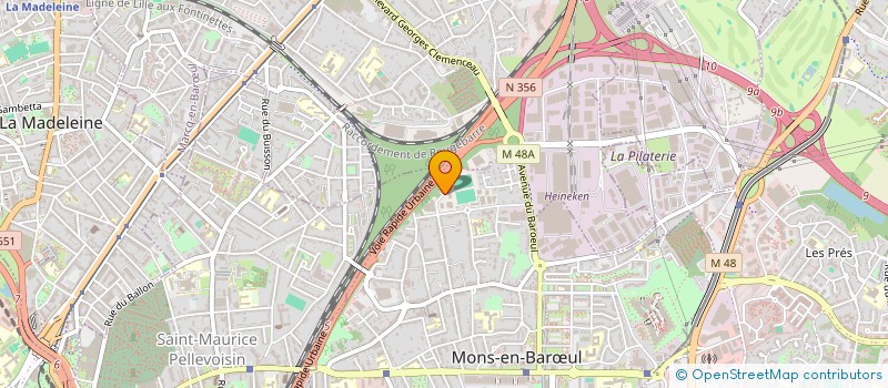 localisation de l'entreprise IMLAPLAT  MONS-EN-BARUL