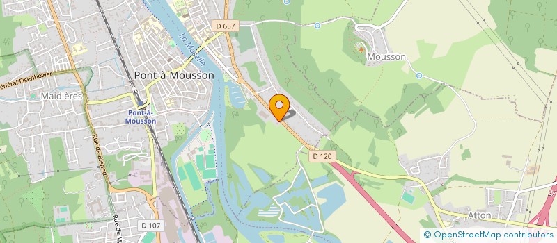 localisation de l'entreprise IMLOR  PONT-A-MOUSSON