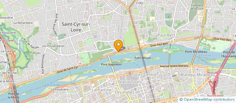 localisation de l'entreprise IMM 13 Q DE PORTILLON  SAINT-CYR-SUR-LOIRE