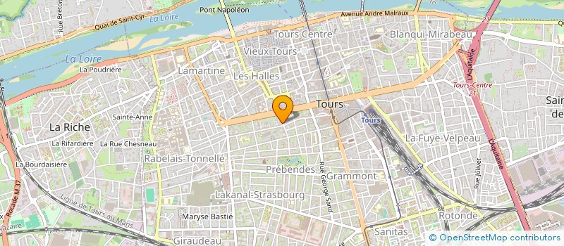 localisation de l'entreprise IMM 19 R JEHAN FOUQUET  TOURS