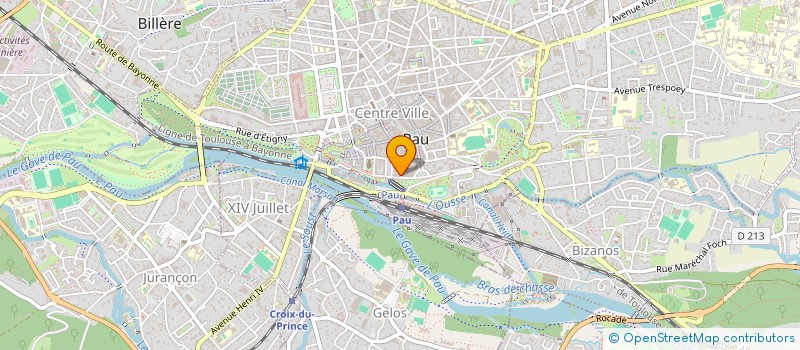 localisation de l'entreprise IMM 22 BD DES PYRENEES à PAU